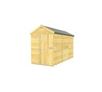 Diy Sheds 5X12 Apex Shed - Single Door Without Windows