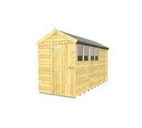Diy Sheds 5X13 Apex Shed - Single Door With Windows