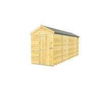 Diy Sheds 5X18 Apex Shed - Single Door Without Windows