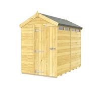 Diy Sheds 5X8 Apex Security Shed - Single Door