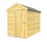 Diy Sheds 5X9 Apex Security Shed - Single Door