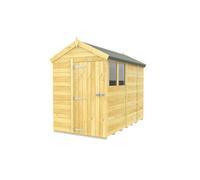 Diy Sheds 5X9 Apex Shed - Single Door With Windows