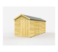 Diy Sheds 6X18 Apex Shed - Double Door Without Windows