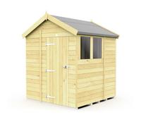 Diy Sheds 6X7 Apex Shed - Single Door With Windows