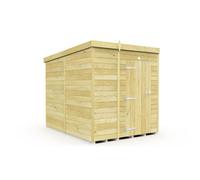 Diy Sheds 6X8 Pent Shed - Single Door Without Windows