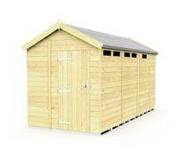 Diy Sheds 7X13 Apex Security Shed - Single Door