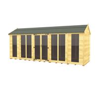 Diy Sheds 7X18 Apex Summer House (Full Height Window)
