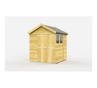 Diy Sheds 7X6 Apex Shed - Double Door With Windows
