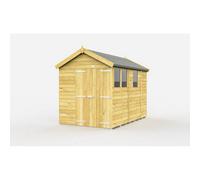 Diy Sheds 7X9 Apex Shed - Double Door With Windows