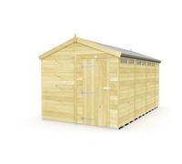 Diy Sheds 8X15 Apex Security Shed - Single Door