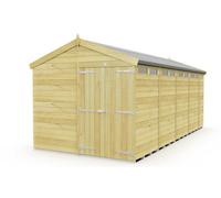 Diy Sheds 8X18 Apex Security Shed - Double Door