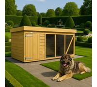 Diy Sheds 8X4 Dog Kennel And Run (4Ft Height)
