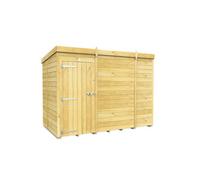 Diy Sheds 8X5 Pent Shed - Single Door Without Windows