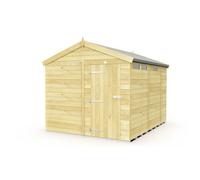 Diy Sheds 8X9 Apex Security Shed - Single Door