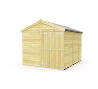 Diy Sheds 8X9 Apex Shed - Double Door Without Windows