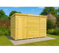 Diy Sheds 9X5 Pent Shed - Single Door Without Windows
