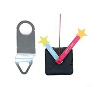 DIY Silent Quartz Clock Movement, 16mm Shaft Length with Hook and 7 5mm Thread for Custom Projects (D)
