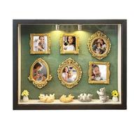 DIY Silhouette Box, DIY Home Decoration, Memory Photo Frame for Presentation, for Collectors for Home, Office, Living Room, Bedroom, Study, Book Shelf, Wedding, Birthday