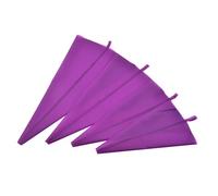 DIY Silicone Icing Piping Pastry Bags Reusable Cream Bag Cupcake Decorating Baking Tools Kitchen Accessories Fondant Sugarcraft (Color : Purple)