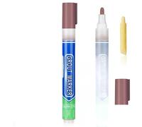 DIY Simple Grout Reviver Pen for Floor & Wall Tile Joints 7 Colours Brown Single
