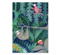 DIY Sloth Paint by Numbers Kits, Animal Paint by Numbers for Children Beginners, Paint by Number for Adults Oil Painting Kits for Aesthetic Home Wall Room Decor,Girl Gifts 30x40cm/12x16 inch -Y536