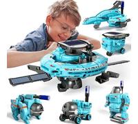 DIY Solar Robot Kit - Solar Power Building Kit Children, ABS Electronic Parts, Puzzle Enlightenment Educational Toy | Creative Learning Science Toys, Hands-On Building giftss for Kids, Birthday STEM
