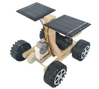 DIY Solar Space Moon Rover Model - Solar-Powered Exploration Vehicle | Science Experiment Kit, Educational Toy For Kids’ Physics Learning