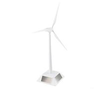 DIY Solar Wind Mill Construction Set Educational Science Kit for Children - Renewable Energy Learning Tool Home Office Decor 11cm Base