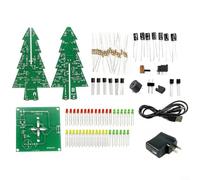 DIY Soldering Electronics Kit with LED Lights and Music For Fun STEM Activity to Build Your Own Interactive Tree Project (3 Color)