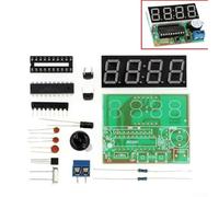 DIY Soldering Practice Kit with AT89C2051 Electronic Clock Module, 4-Bit Digital Display, and Accurate Timing Features
