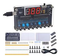 DIY Soldering Project Kit, Binary to Decimal Conversion Soldering Practice Kit with LED Light & Digital Display, Back to School Educational DIY Electronic Kits for Beginners/Teens/Adults/Programmers