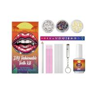 DIY Sparkling Teeth Gem Kit - Personalize Your Smile with Shimmering Bling(2PCS)