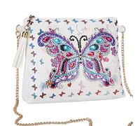 DIY Special Shape Diamond Painting Clutch Bag Rhinestone Stitch Shoulder Bag Handmade Arts Craft Makeup Bag for Art Crafts