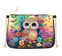 DIY Special Shape Diamond Painting Clutch Bag Rhinestone Stitch Shoulder Bag Handmade Arts Craft Makeup Bag for Art Crafts