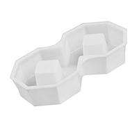 DIY Square Garden Path Concrete Plastic Brick Mold Paving Propylene Pavement Walkway 40x20x8cm Buildings Accessories