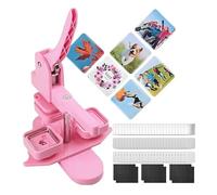 DIY Square Magnet Badge Button Maker Machine for Custom Fridge Magnets and Pin Badges Creation