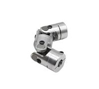 DIY Steering Universal Joint, Joint Shaft Coupling Double Section Telescopic Cross Cardan Multiple Sizes(6x12mm)
