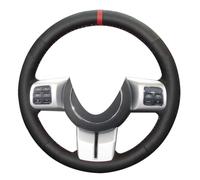 DIY Steering Wheel Cover for Wrangler Patriot SUV 2011-2017/2018 JK / 2011-2013 Grand Cherokee 2011-2016 Compass Microfiber Leather Interior Accessories Protect the steering wheel