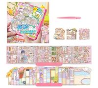 DIY Sticker Therapy for Adults,20 Sets 3D Sticker Scene Collection Book for Adults Kids Girls,Make Your Own Isometric House Stickers Relief Stress Pass The Time Birthday Gift