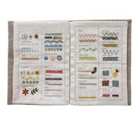 DIY Stitch Book,Creative Embroidery Stitches Book,Stitch Book Embroidery,Embroidery Instructions for Sewing Enthusiasts,Stitch Notebook for Beginners and Embroidery Enthusiast (B)