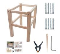 DIY Stool Frame Kit, Beginner-Friendly, Multifunctional, Educational, Handmade, for Weaving, for DIY Projects in the Hallway, Bed, Door Passage, Art Classes, Workshops and