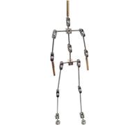 Diy Studio Stop Motion Armature Kits ，ready armature kits ， metal Puppet Figure for Character Design Creation ，for Animation or just fun (28cm=11in)