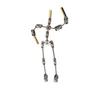 DIY Studio Stop Motion Armature Kits ，Ready Armature Kits ， Metal Puppet Figure for Character Design Creation ，for Animation or just Fun (18cm=7.1in)
