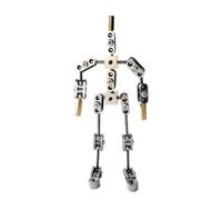 Diy Studio Stop Motion Armature Kits ，ready armature kits ， metal Puppet Figure for Character Design Creation ，for Animation or just fun (14cm=5.5in)