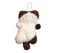 DIY Stuffed Animal Cat, Soft Plush Doll, 4.4 Inches Figure with Craft Feature, Portable Toy with Decorative Design, Cute Companion, Accessory for Purse, Backpack and Wallet