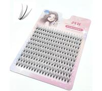 DIY Sunflower Clusters Eyelash Extension Natural Soft W Shape Segmented Lashes Large Tray 200 Bundles Makeup Eyelashes (XYH-Pink, 9mm)
