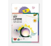folia 94204 Lantern Craft Set, Super Dinosaurs, Approx. 10 x 23 x 33 cm, Craft Material for a Lantern, Can be Designed as a Dino or Dino Baby