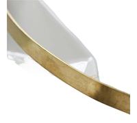 DIY Supply-One Meter Half Hard Solid Raw Brass Finding Wrapping Wire - Flat(10mm Width (1mm))