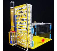 DIY T-Design Acrylic Ant Farm Habitat - Pet Villa with Feeding Area, Customizable Decor for Ants, Small Pets, Unique Birthday Gift, Multiple Colors Available