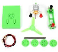 DIY Technology Small Production Educational Science and Education Toys Physics Wind Power Equipment Trolley Wind Energy Driven Fun Car